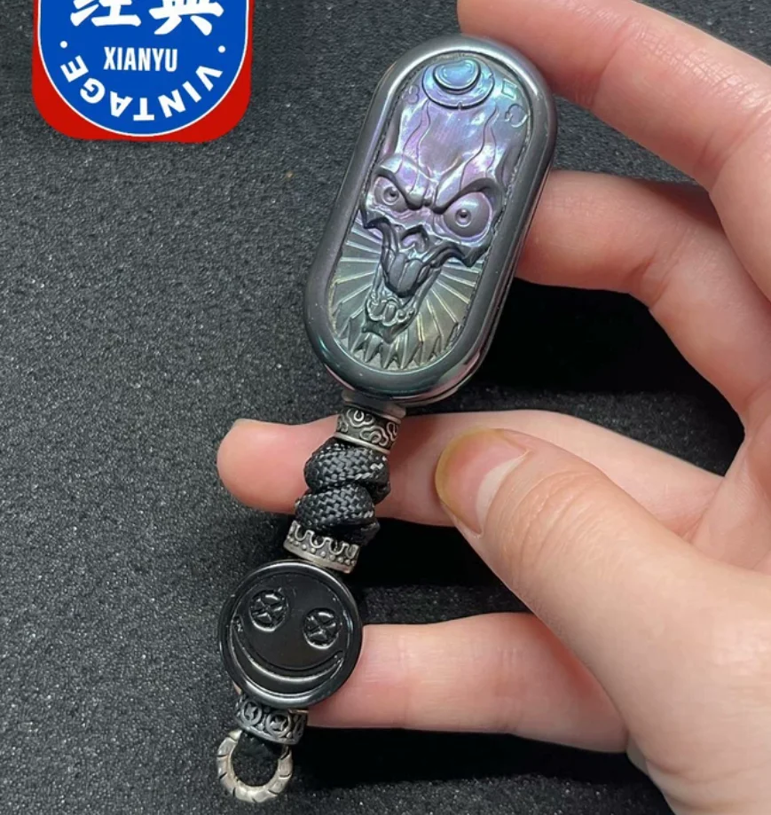 Used EDC Tkmini tk Joker Skull Zirconium Rainbow Halloween Limited Stress Relief Toy Pocket Toy Fidget Slider Decompression Toy