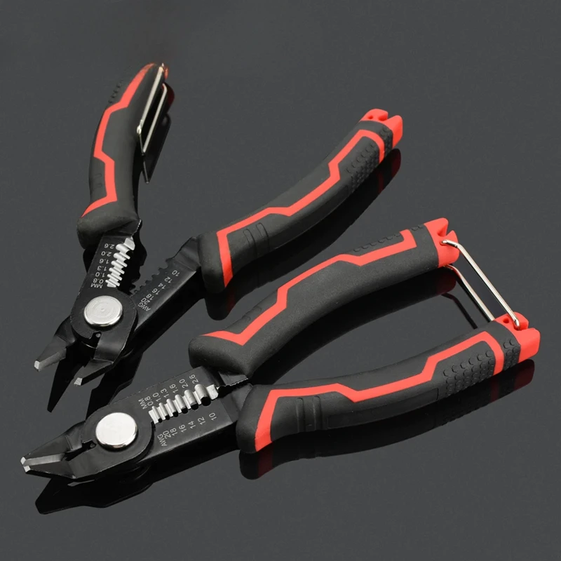

6-Inch Angled Wire Stripping Pliers Oblique Electronic Pliers For Grinding Multifunctional Optical Cable And Fiber Optic Cable