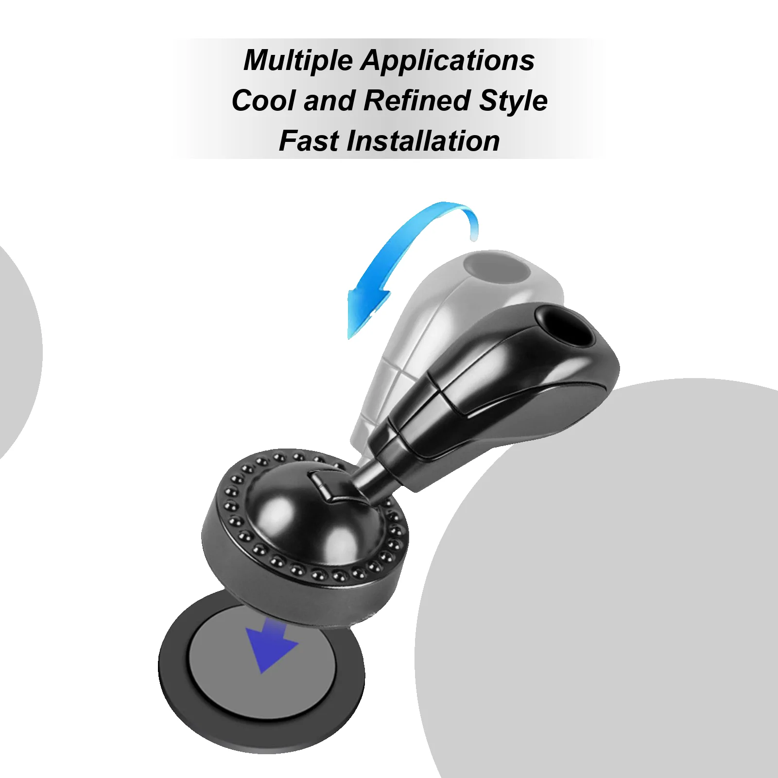 Car One Click Start Stop Button Decoration Engine Ignition Start Switches Alloy Joystick Decor Start Button Lever Car Interior