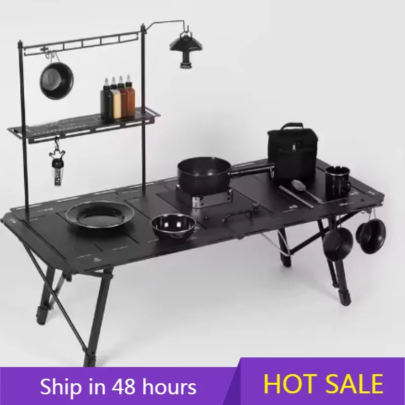 

POWER LEAP Portable Adjustable Height Aluminum IGT Table With Carrying Bag For Outdoor Folding Picnic & Camping In Kitchen Or Ex