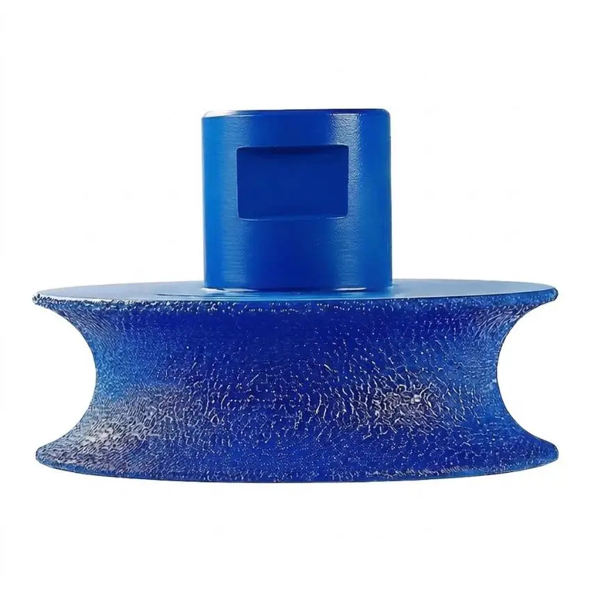 Marble Chamfering Tool Stone Grinding Wheel Semi-circular Profile Design Low Noise Operation For Wet And Dry Use