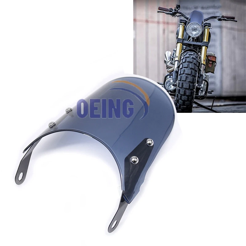 

Motorcycle Wind Screen Windshields Universal for Triumph Bonneville T100 T120 Thruxton 900 R Bonneville Triangle Windscreen