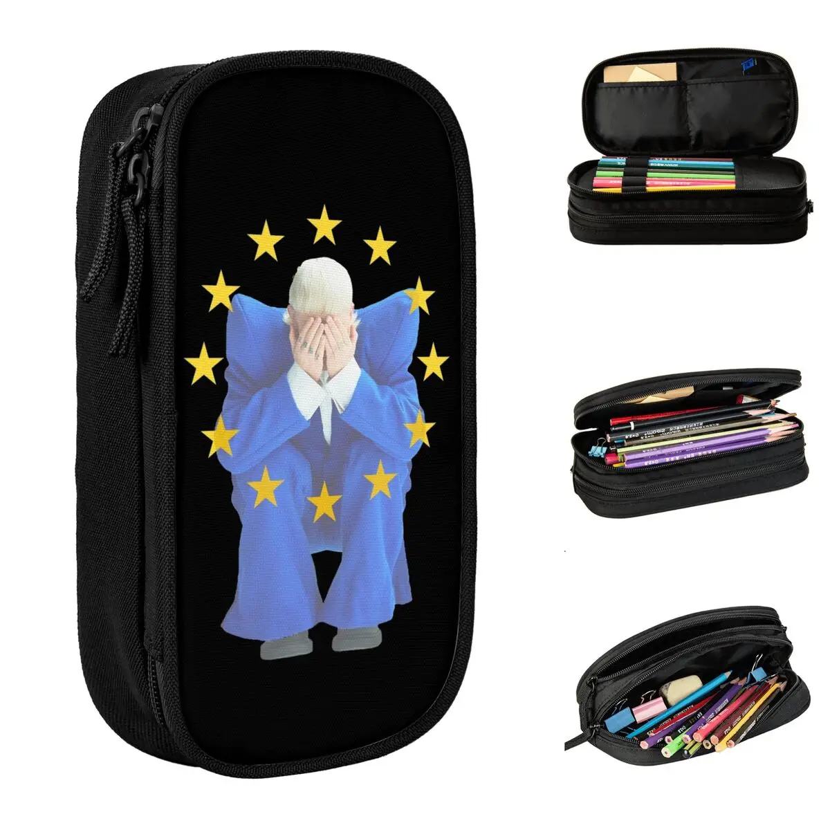 Joost Klein Netherlands Europapa Music Pencil Case Classic Pen Box Bags Student Big Capacity Students School Gifts Pencilcases