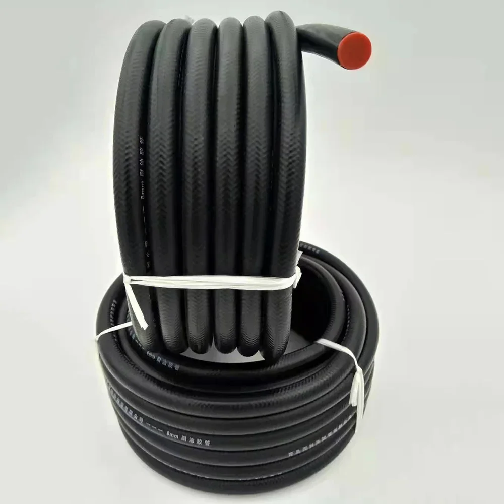 1M NBR Petrol Diesel Oil Resistant Rubber Tube4-25mm Diameter Flexible High Pressure Automobile Fuel Injection Pipe Car oil hose