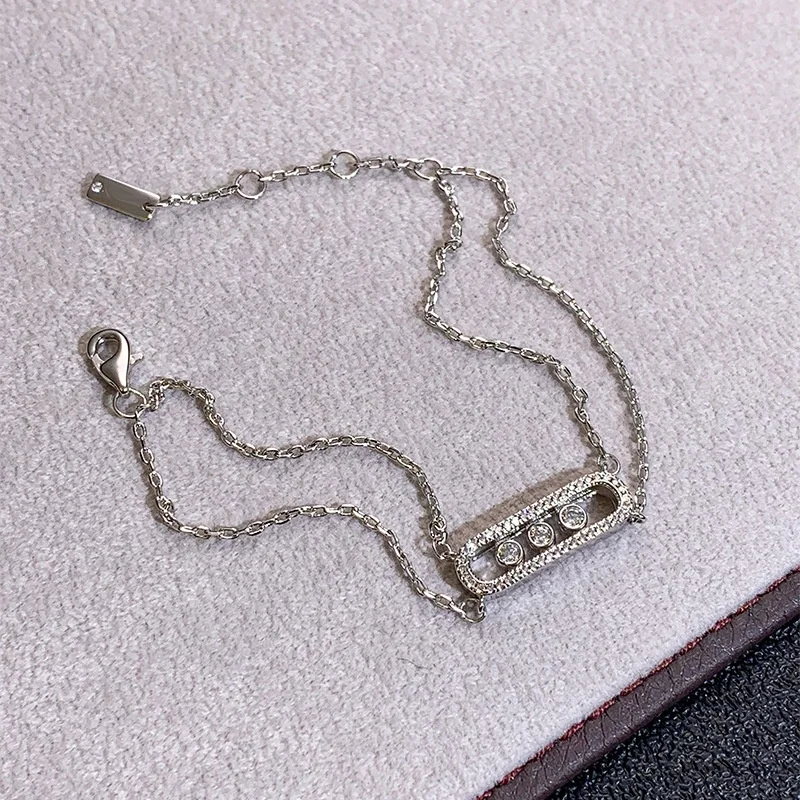 Luxury lucky bead bracelet for women fashion bracelet 18K gold zircon bracelet wedding bride jewelry accessories gift