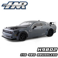 HNR H9802 1/10 4WD RC Car Remote Control Car Compatible For Dodge Srt Simulation 4wd Brushless High-speed Drift Car Toys