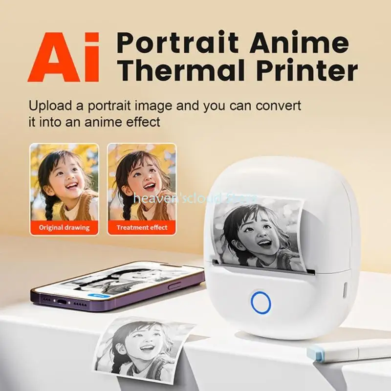 Y88B Home Use Portable Printer Cordless Technology for Labels Bluetooth-compatible