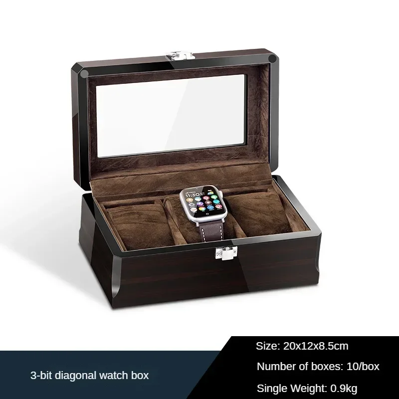 Wood Watch Box Organizer for Men Luxury Wooden Watch Boxes Storage Mechanical Wrist Watches Display Case Containers Casket