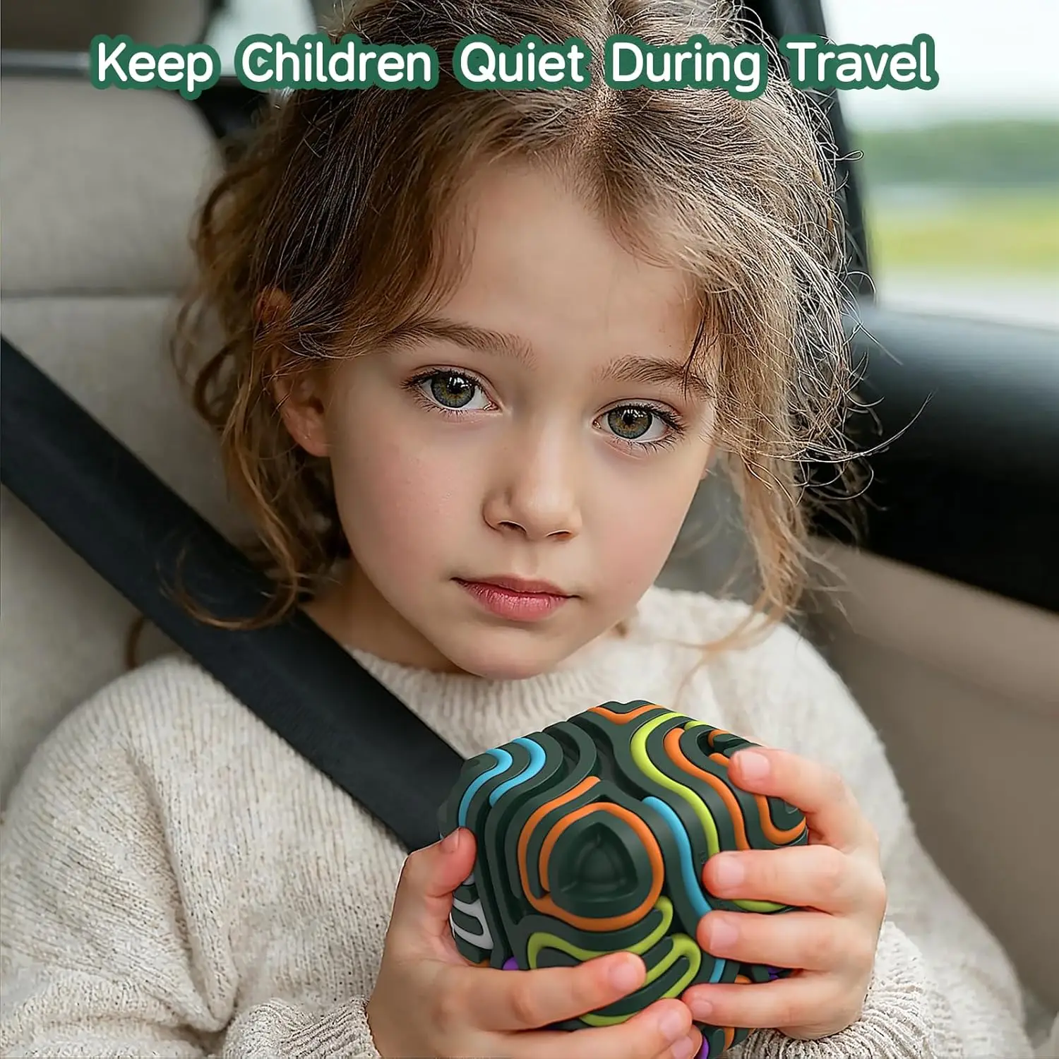 Tablero de actividades sensoriales 3D para niños, cubo de juguete antiestrés de silicona, juguetes sensoriales para niños pequeños, STEM, viaje, alivio del estrés, regalo de Navidad