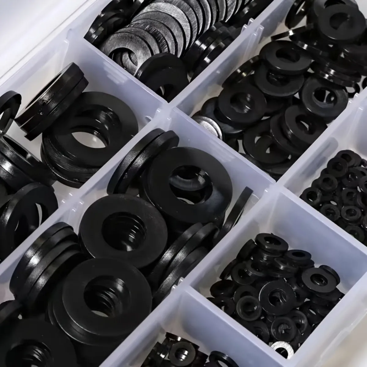 500pcs PVC Flat Gasket Sealing Ring Suitable for Electrical Connections and Marine Applications
