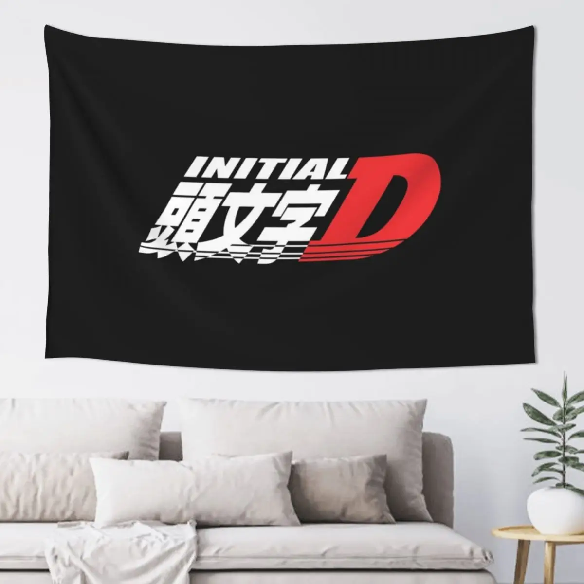 Initial D Tapestry Home And Comfort Decor Aesthetics For Room Aesthetic Decoration Tapestry