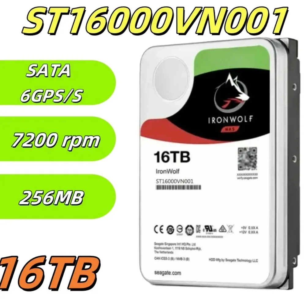 FOR Seagate IronWolf NAS 16TB 3.5