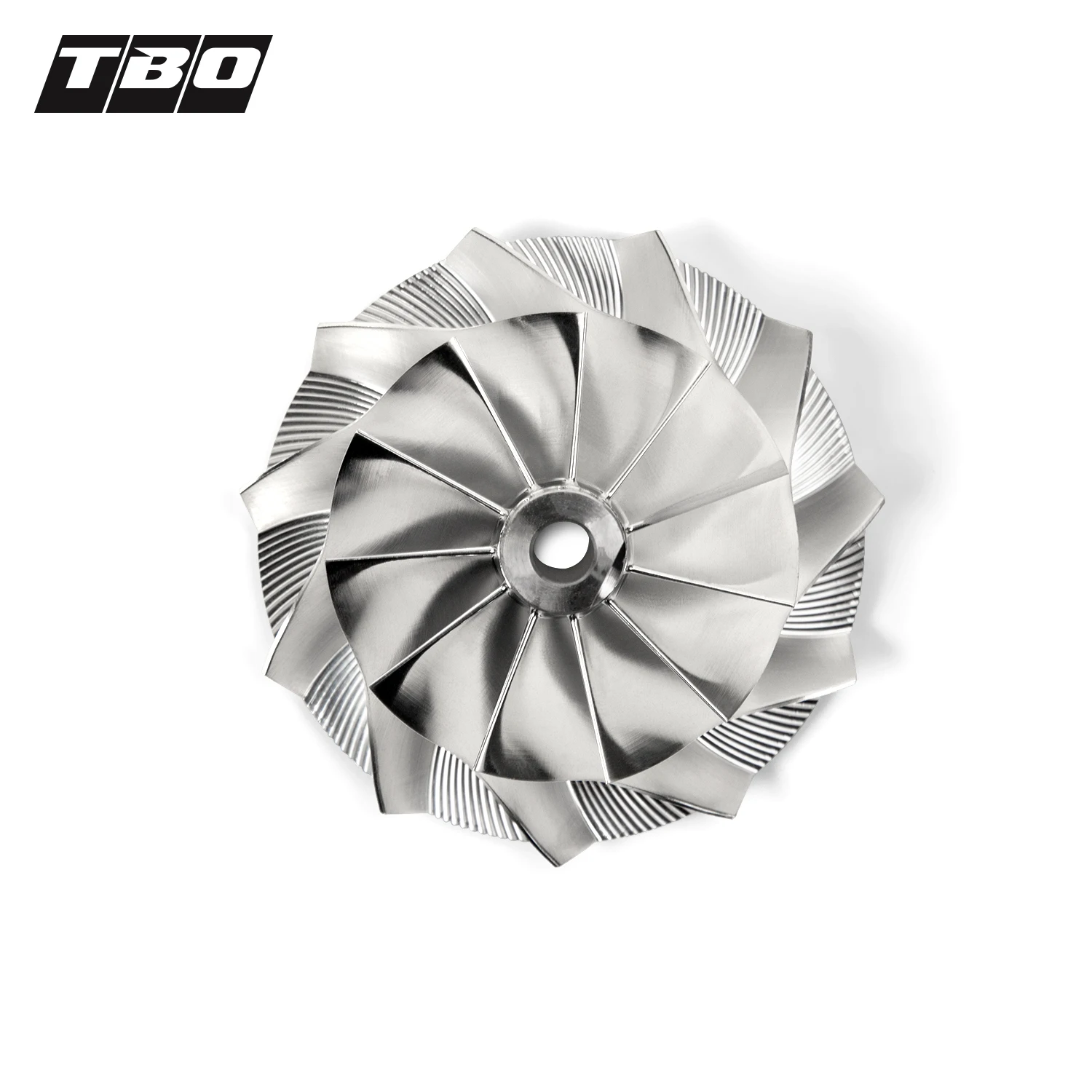 GT Series Turbo Billet Forged Compressor Wheel Billet 47x63mm 11+0 Forward Rotation 5-AXIS CNC Machine