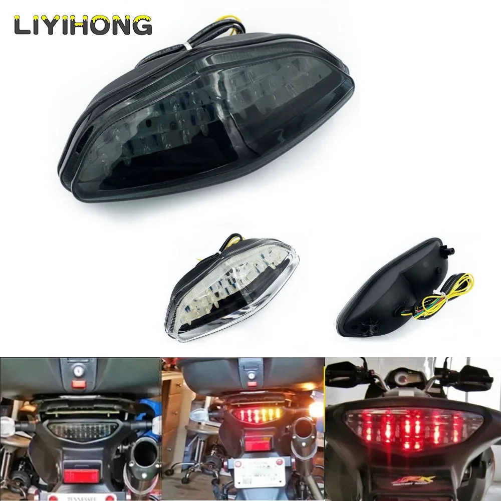 

For Suzuki V-Strom DL 1000 650 LED Tail Light Motorcycle Integrated Rear Brake Stop Lamp Turn Signal Taillight Assembly 2003-08