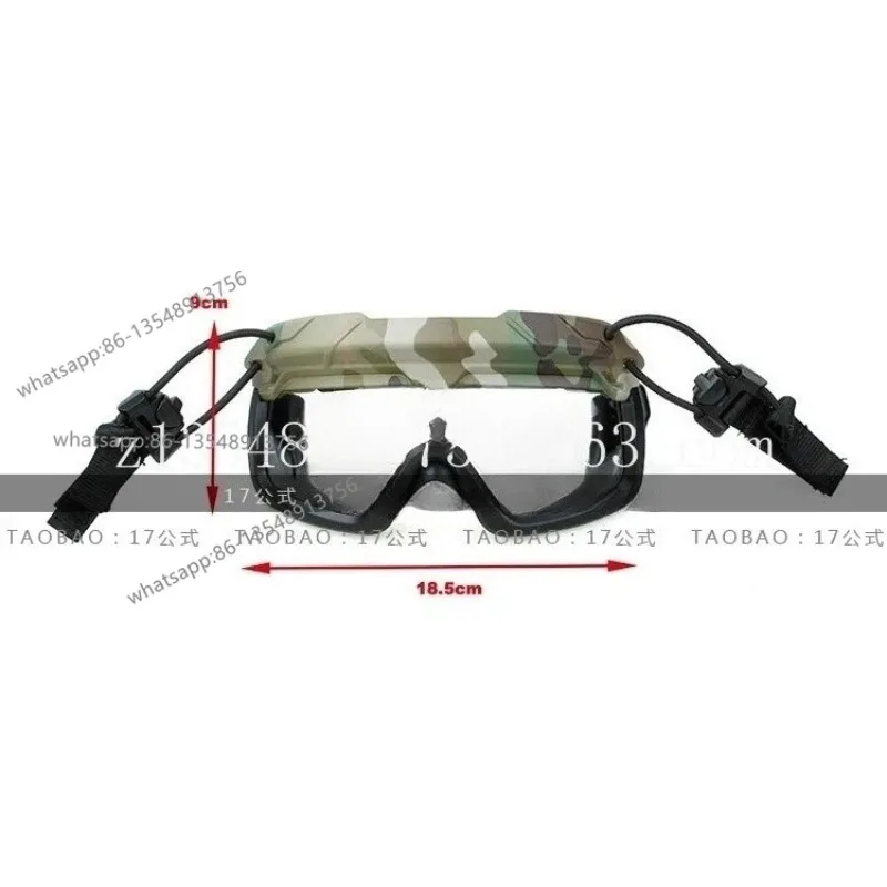 17 formula tactical helmet dedicated split type anti fog goggles explosion-proof level ANSI Z87.1 spot