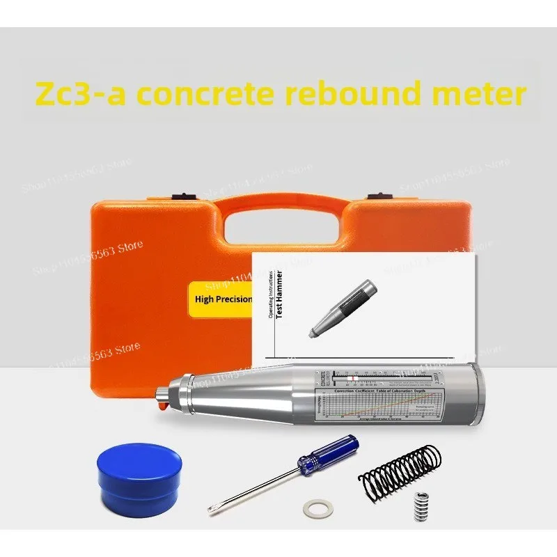 ZC3-A Concrete Rebound Hammer Schmidt Hammer Concrete Compressive Strength Tester for Construction Strength Inspection