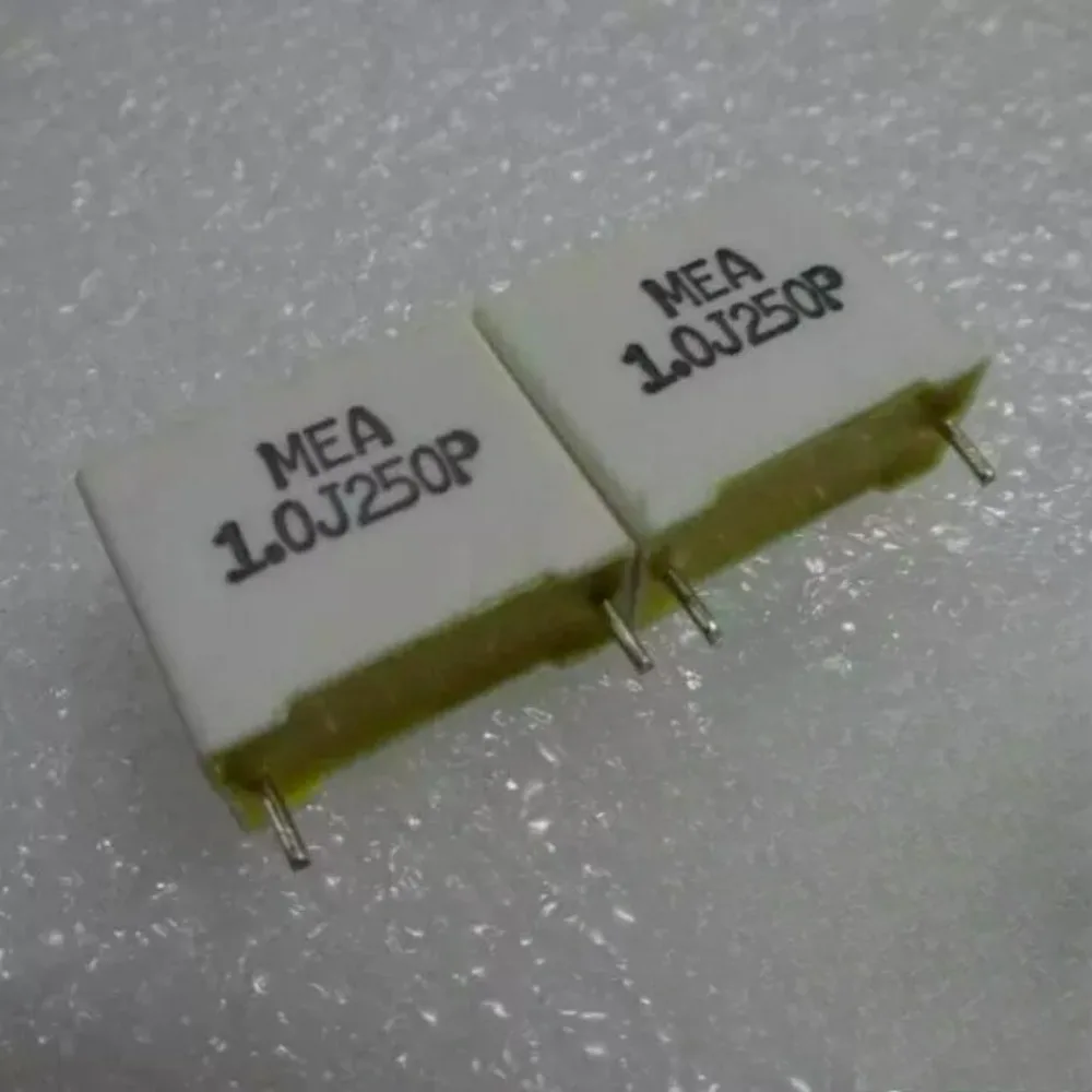 10pcs/lot HJC 1.0uf 250V 1u0f 1uf 105 J Brand New 15mm Film Capacitor