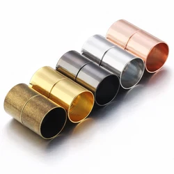 5pcs/lot Copper Magnetic Clasps Metal Cylindrical Strong Magnetic Buckle Clasps For Jewelry Making Necklace Bracelet Connectors
