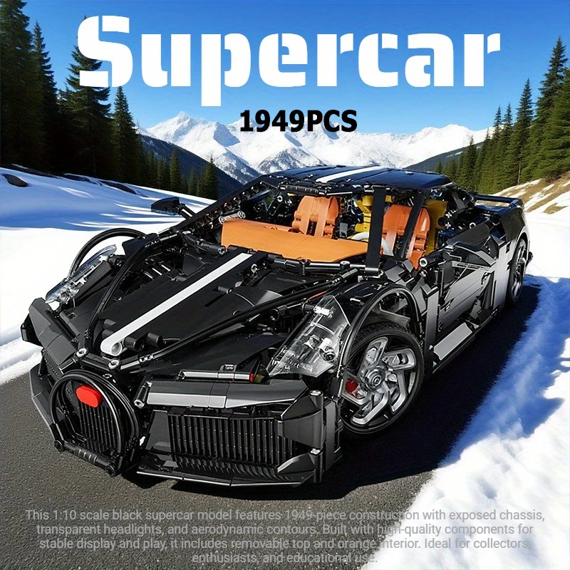 

1949 шт. 1:10 гоночный спортивный автомобиль модель строительные блоки игрушки мелкие частицы супер автомобиль кирпичи коллекция развивающие игрушки праздник