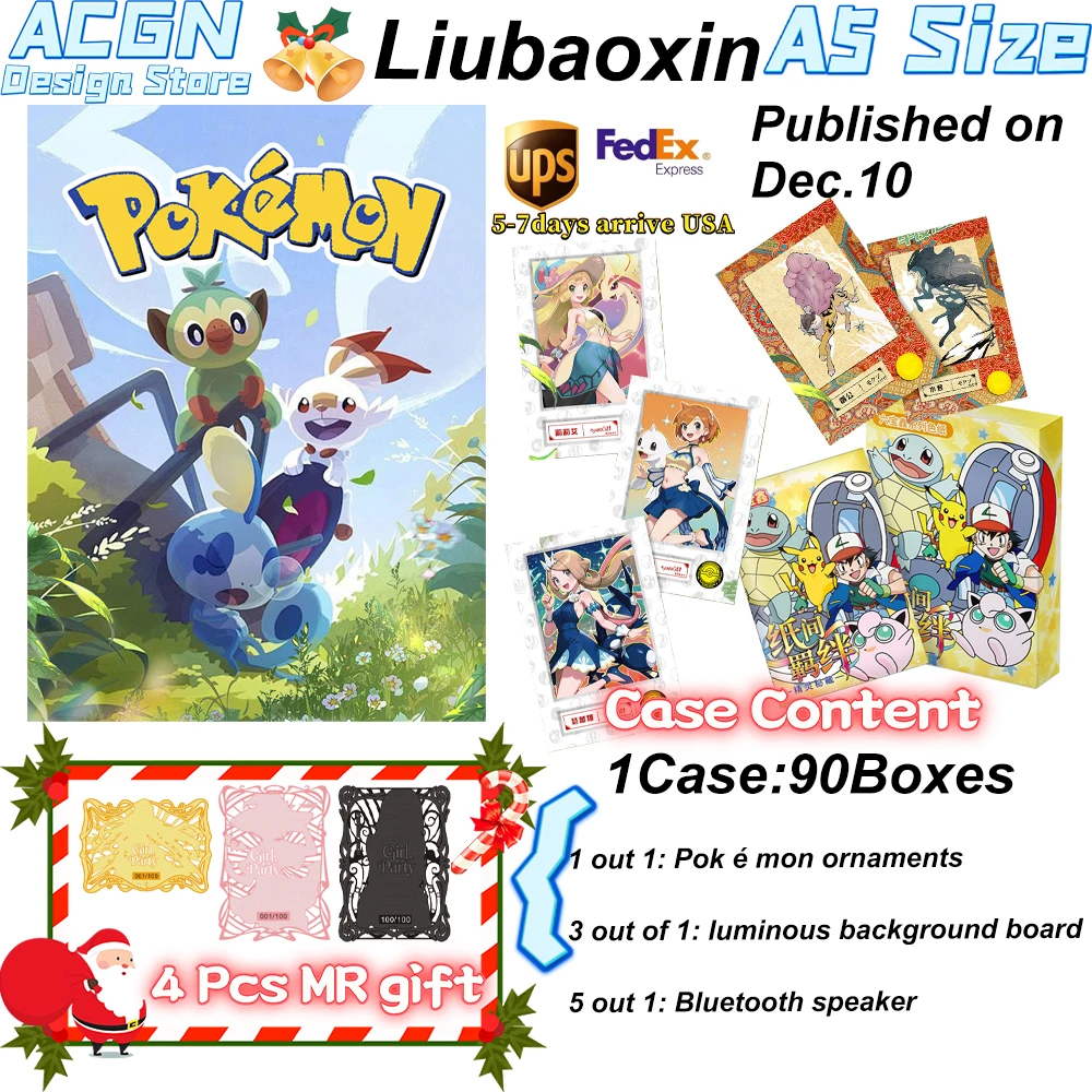 도매 2025 류바오신 문화 및 창작 - 종이 본드 포켓몬 아크릴 컬러 페이퍼 ACG CCG TCG 취미 선물