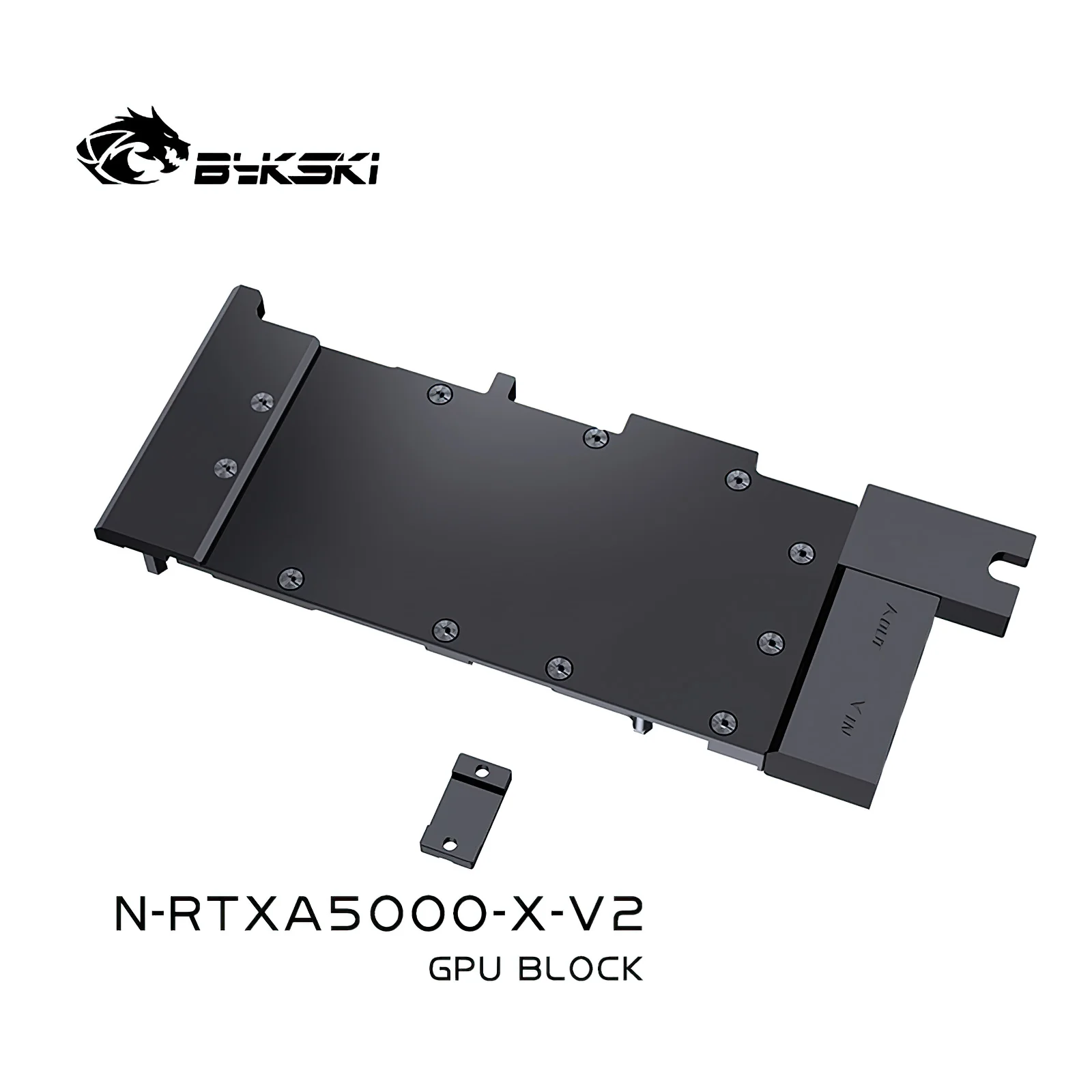 Bykski Full Cover Water Cooling All Metal GPU Block for Leadtek RTX A5000 N-RTXA5000-X-V2