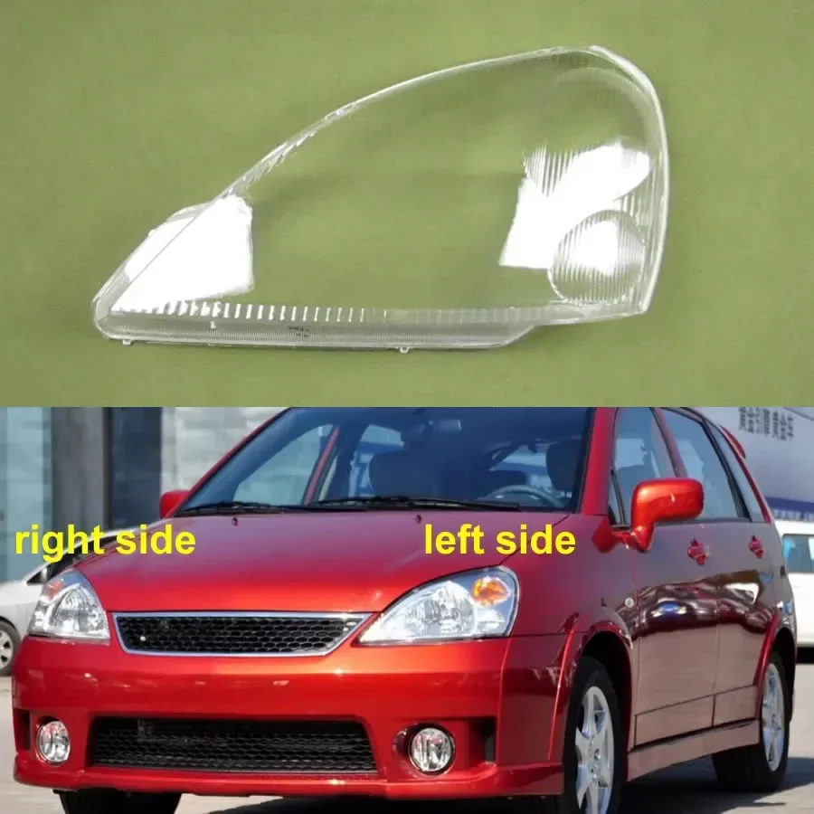 Dla Suzuki Liana 2005 2006 2007-2011 Osłona klosza reflektora Przezroczysty klosz reflektora Powłoka pleksi Auto Części zamienne