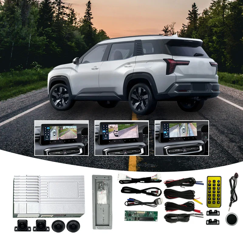 Surrounding View Car Camera Night Vision 360 Degree Panoramic Parking Canbus System 8