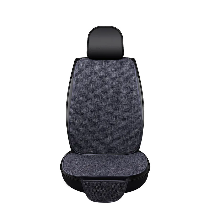 Накидка на сиденье автомобиля, универсальная льняная подушка, пять сидений