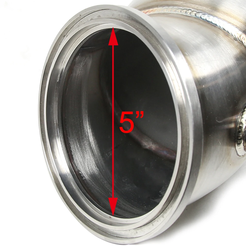 KYOSATR 5'' SS304 B58 Downpipe for BMW B58 Upgrade 2016+ BMWM240i/340i/440i/540i/740i/840i & xDrive