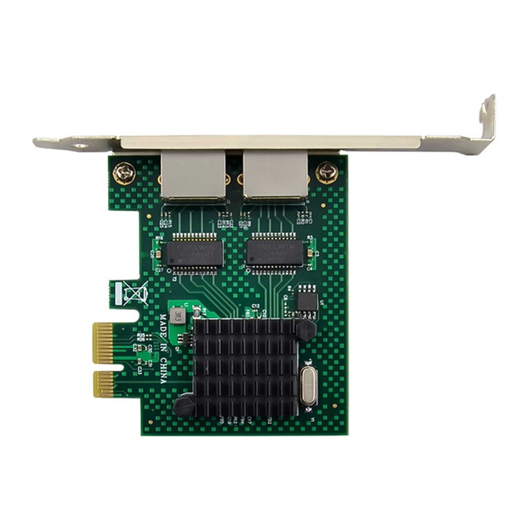 BCM5718 Gigabit Server Network Card PCI Express X1 Dual Port Network Adapter Card Compatible with WOL PXE