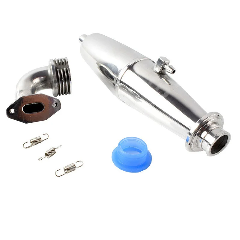 1 Set 102009 Thicken Exhaust Pipe HSP Baja Engine Parts Upgrade 02124 For 1/10 Scale Models Nitro RC Car