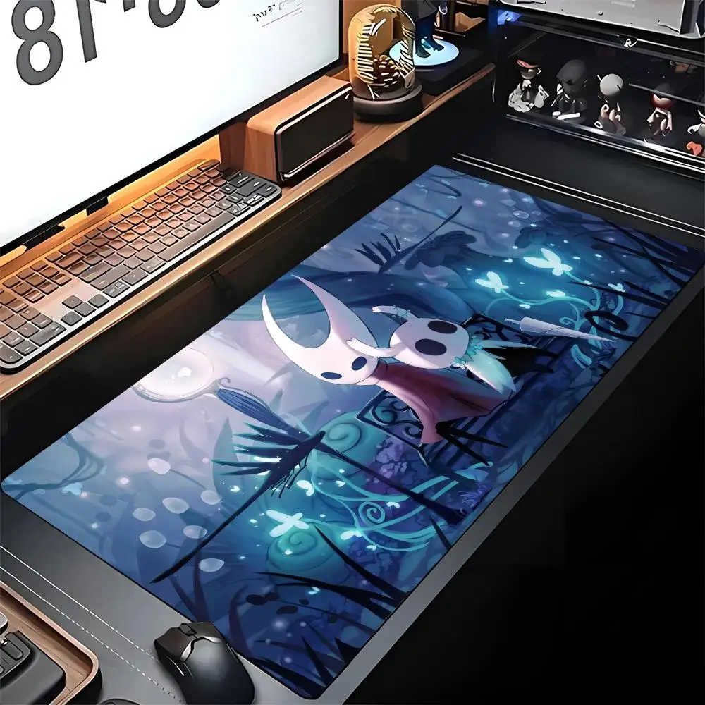 

Hollow Knight Mouse Pad Edge Cute Big Gaming Locking Computer Gamer Large Rubber Art Mousepad Laptop Desk Mat