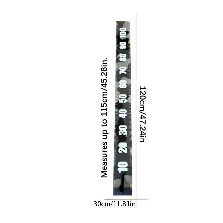 Robustes, faltbares, wasserdichtes PVC-Maßband, Breite 10 cm/20 cm/30 cm – 3,94 Zoll/7,87 Zoll/11,81 Zoll, unverzichtbares Outdoor-Angelzubehör,
