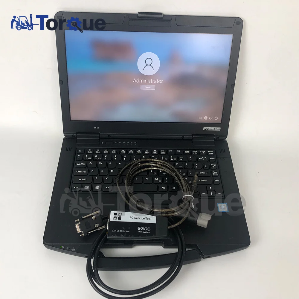 For Yale forklift diagnostic scanner For Yale Hyster PC Service Tool Ifak CAN USB hyster yale diagnositc tool with CF54 Laptop