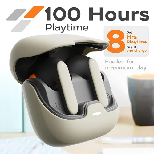 Imagen 1 del producto Auriculares inalámbricos Bluetooth TWS Bluetooth 5,4 latencia Ultra baja micrófono Dual ENC cancelación de ruido en el oído auriculares Bluetooth