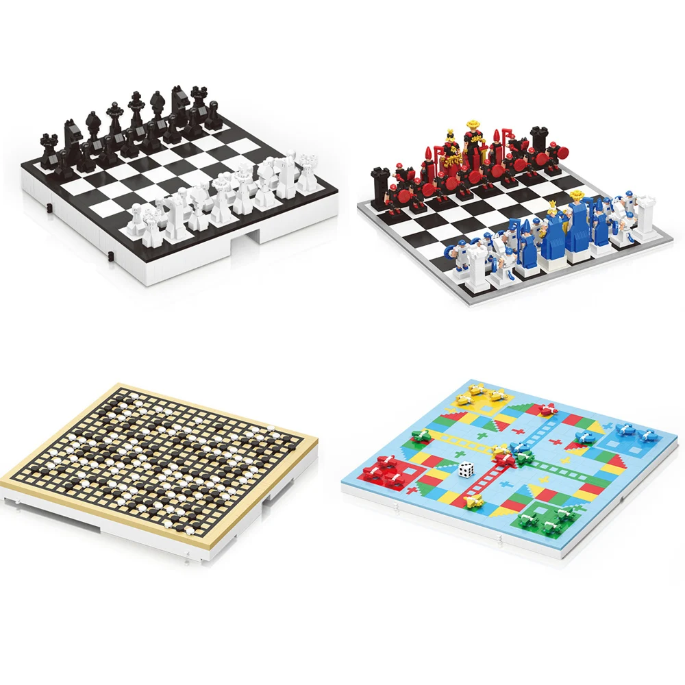 

Creative Game Go Flight Chess Mini Block Construction Model Building Bricks Educational Toys Baduk For Adults Kids Gifts Bowls