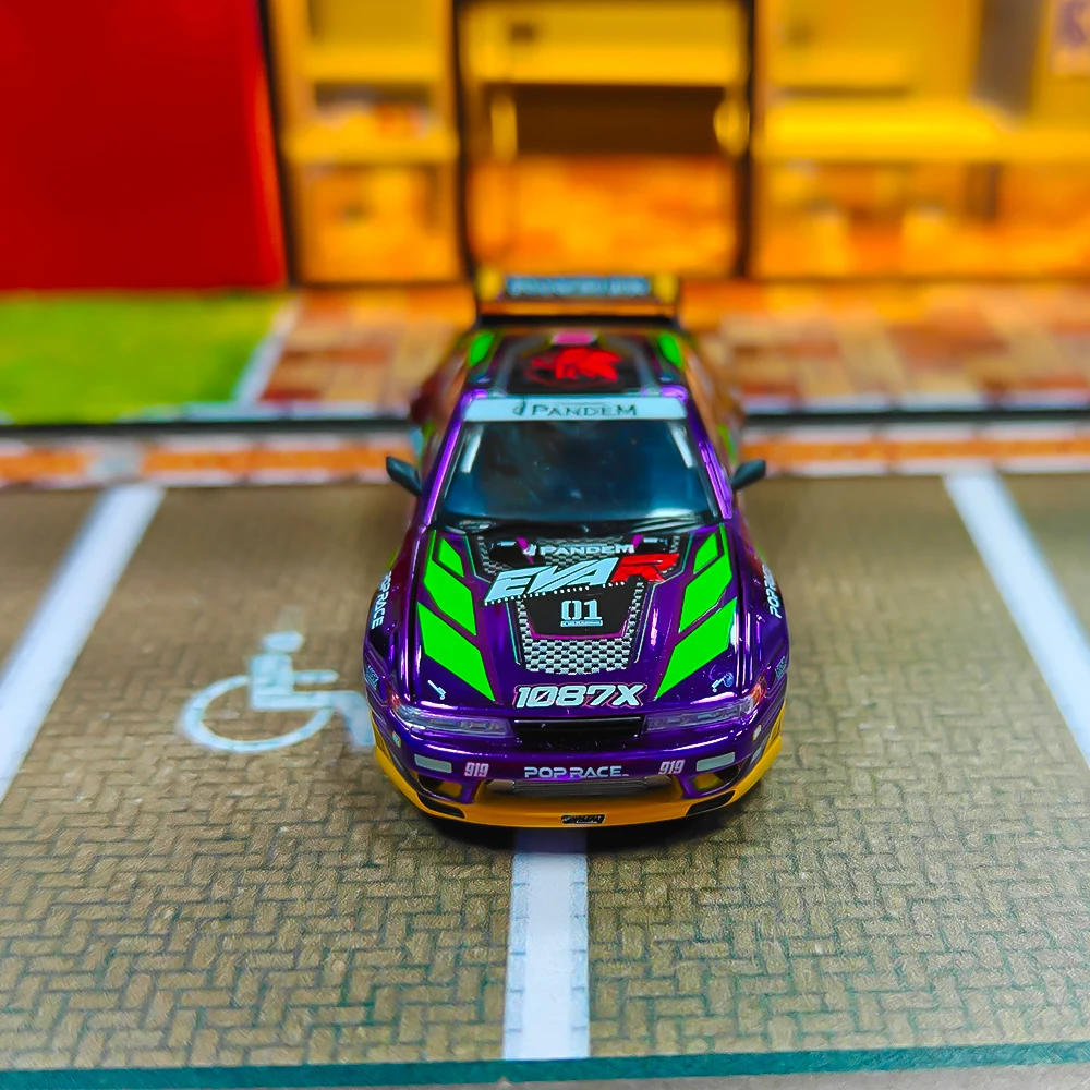 POP RACE 1:64 RT Test TYPE-01 1087X Pandem S13 APAxpo مجموعة نماذج سيارة من خليط معدني للمناسبات الخاصة (بدون صندوق) #2