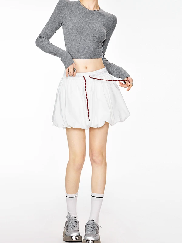 

plus Size 300 Pou Women's American Loose Elastic Waist Casual A-Line Puffy ort Skirt Summer Floral Print f-length Skirts