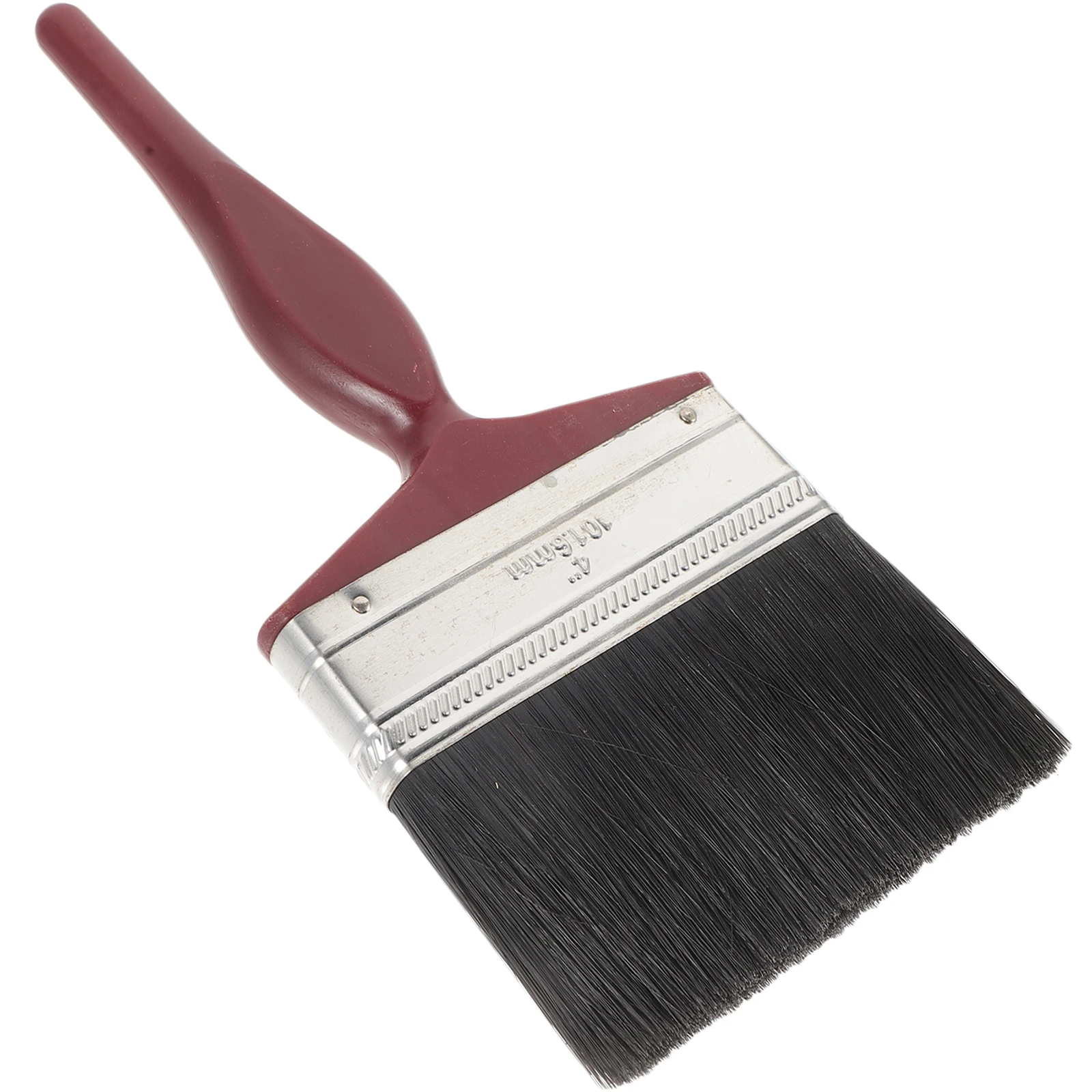 

Paint Brushes 4 Inch 100mm Red Handle Durable Deck Stain Brush Wood Walls Fence Corners Handrails Smooth Paint Tools