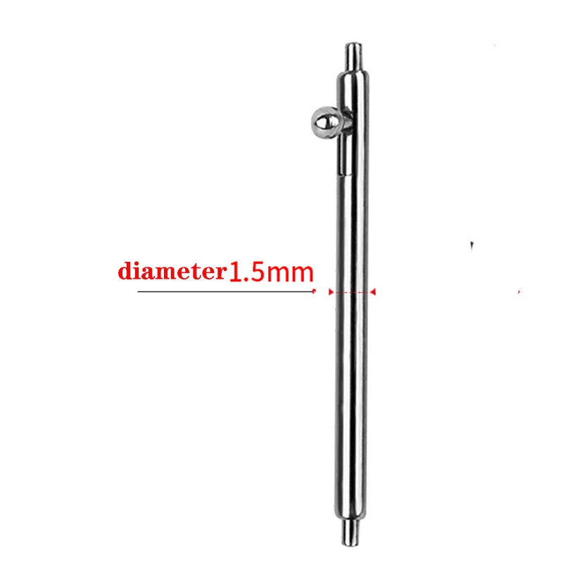 10pcs Watch Pin Tools & Kits 1.5mm Diameter Quick Release Watch Strap Spring Bars Pins 16MM 18MM 20MM 22MM 24MM Length