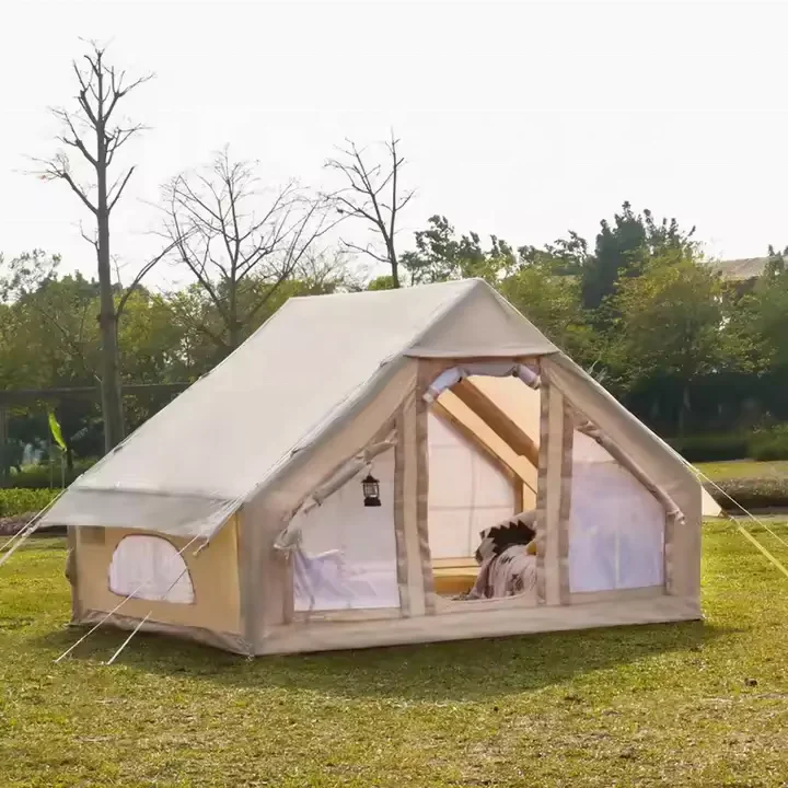 

Large 12 Square Meters Inflatable Tent for Picnic Camping Comfortable and Safe with Oxford Fabric One Bedroom Structure