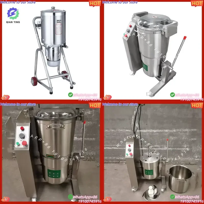 

CE Certificate Commercial Vertical Blender Mixer Blender 18/38L Meat Fruits Vegetables Cutter Food Processor for Restaurant