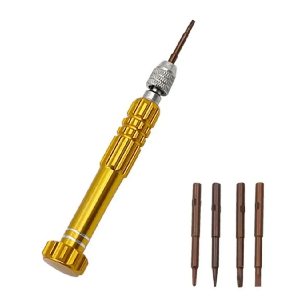 5In1 Screwdriver Bit Repair Kit For IPhone. Android. Mobile Phone Open Tools Disassemble Magnetic  Torx Cross Pentalobe Head