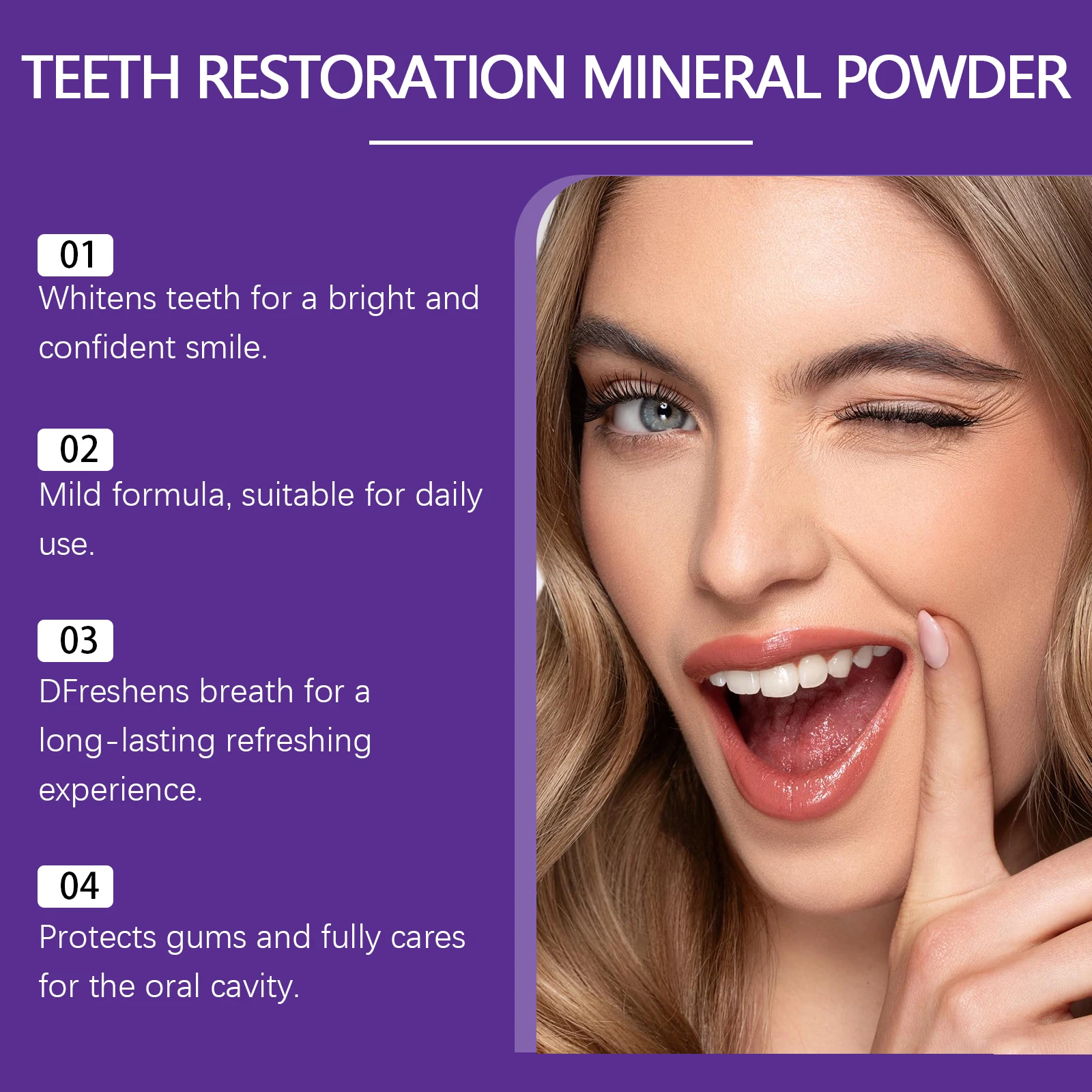 오랄호 퍼플 치아 세정 파우더 - 부드러운 구강 세정제 - Teeth Whitening Powder 리뷰 및 가격