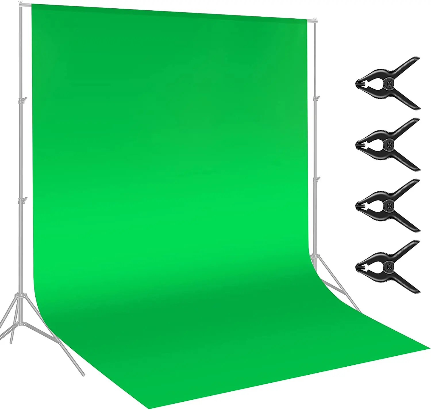 Neewer 10x12 feet/3x3.6 Meters Green Chromakey Fiber Backdrop Background Screen for Photo Video Studio for Portraits Shooting