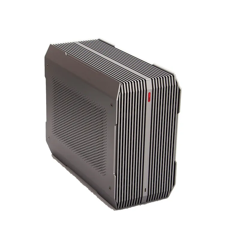 Galaxy W5 Mini ITX Aluminum Alloy A4 Computer Case with Water Cooling, SFX, Gaming, Long Three-Slot Thick Graphics Card