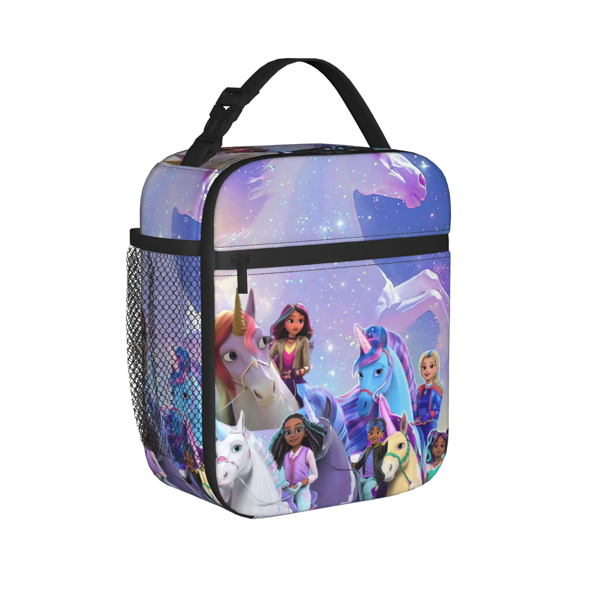 Unicorn Academy Lunch Bag  Funny Lunch Box For Women Office Portable Cooler Bag Waterproof Custom Thermal Tote Handbags