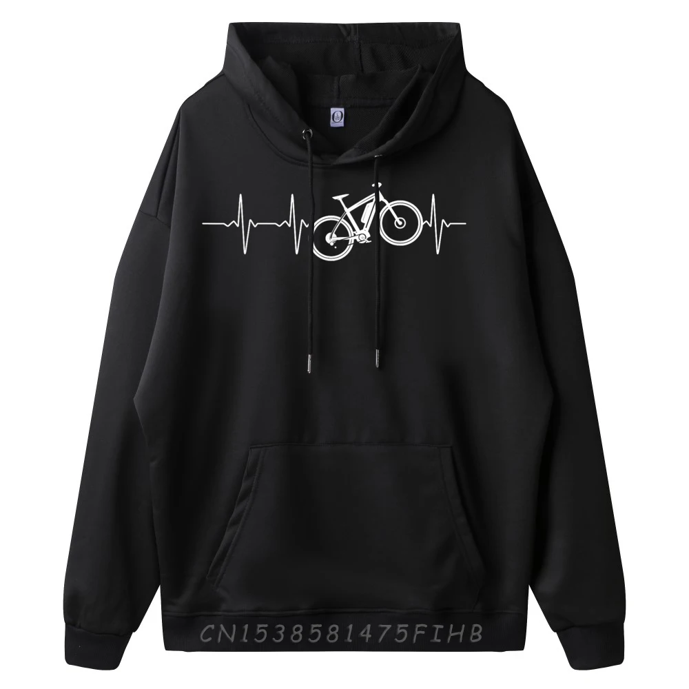 E-Bike Heartbeat Biker EKG Battery Biker Cyclist Cycling Clothing Sweater Plus Size Family