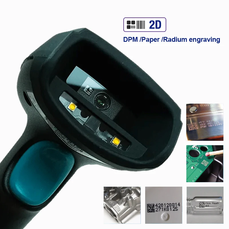 Lecteur De Code-Barres Handheld Dpm Industrial Barcode Usb Qr Code Scanner Usb 2d Wired Barcode Scanner Reader Oem Industrial