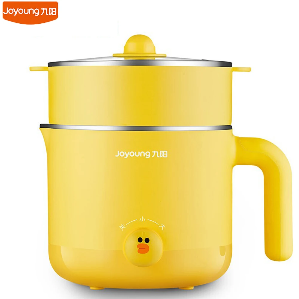 Joyoung-Mini cocina eléctrica para el hogar, 220V, multicocina portátil, Mini olla caliente, arrocera, fideos, Cocina Para el hogar